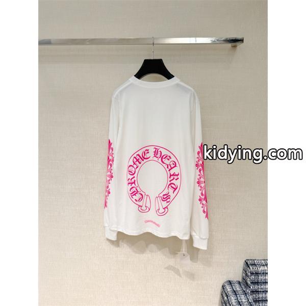 &上品&blackpinkカラー人気クロムハーツ長袖tシャツコピー2026トレンドCHROME HEARTS 激安通販-6