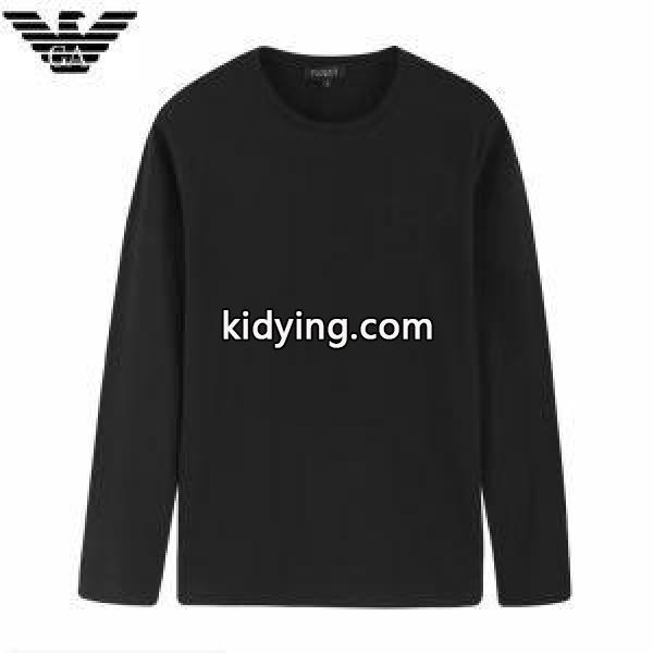 着回し力の高いが魅力 2019年秋冬最新のトレンド アルマーニ ARMANI 長袖Tシャツ 3色可選_アルマーニ ARMANI_ブランド コピー 激安(日本最大級)-1