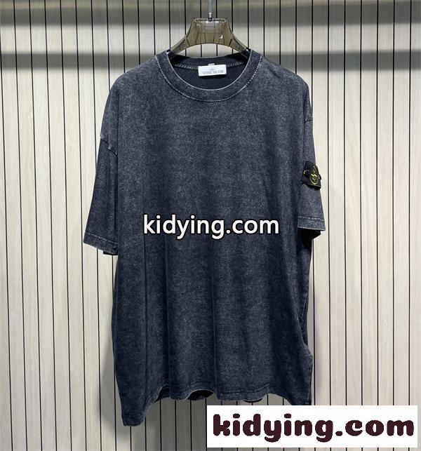 ストーンアイランド おすすめ Tシャツ アームロゴ ラフスタイル 入手困難 STONE ISLAND コピー-0