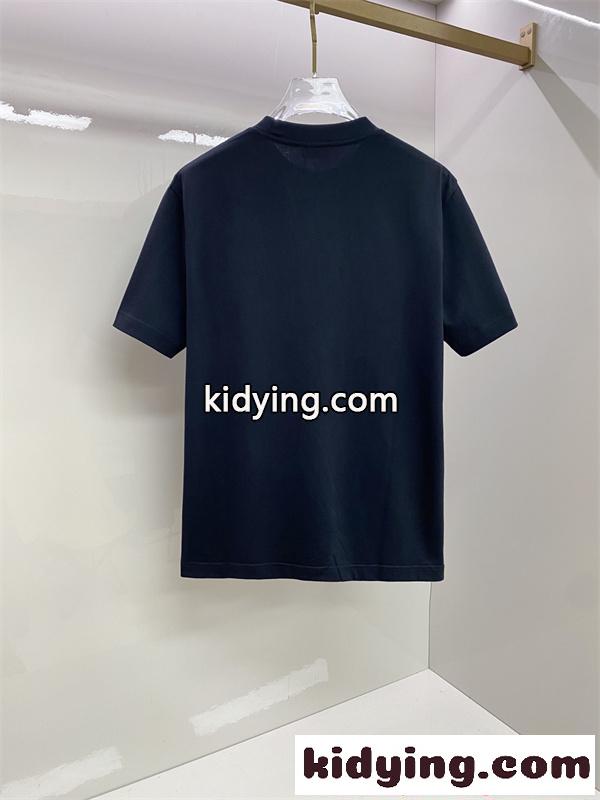 ディオール コピー シンプル設計 ミニロゴ Tシャツ 半袖 ワイドシルエット ホワイト ブラック 軽やか-6