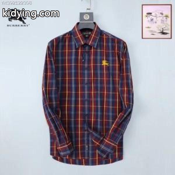バーバリー BURBERRY 【2019春夏】最新コレクション 長袖 /ロンT/ロングT/ロングTシャツ 爽やかな色合い_シャツ_メンズファッション_スーパーコピーブランド激安通販 専門店-0