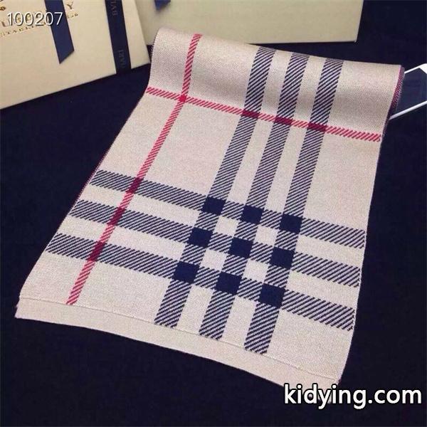定番チェックデザイン ストール ネイビーカラー 防寒 BURBERRY バーバリー コピー-1