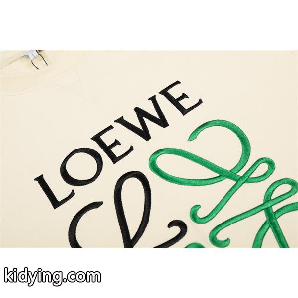 秋冬必須 クリーム スウェット 新作ロゴ 高級感溢れる 注目 LOEWE ロエベ 偽物-3