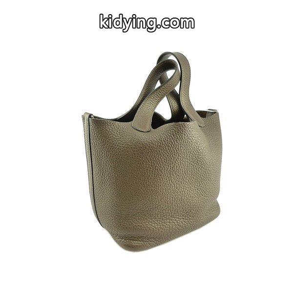 【大阪戎橋店】【中古】HERMES エルメス ピコタン ロック18 (PM)　トリヨンクレマンス　ショコラ　パラジウム金具　N刻印（四角） :53122211:ロコシーラ - 通販ショッピング-0