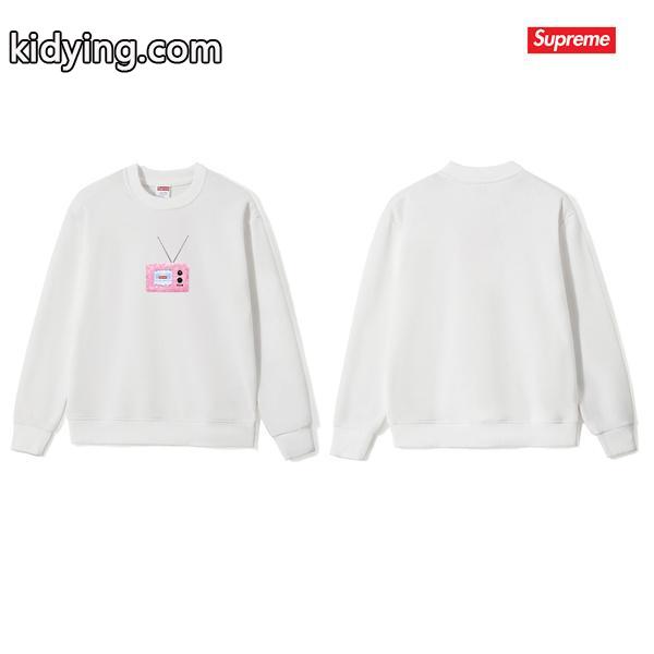 2025秋冬 保温 ホワイト 数量限定 プリント SUPREME シュプリーム コピー スウェット-3