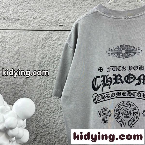 人気❤Chrome Hearts クロムハーツtシャツコピー 26SSファッション逸品リラックス感エレガント-6