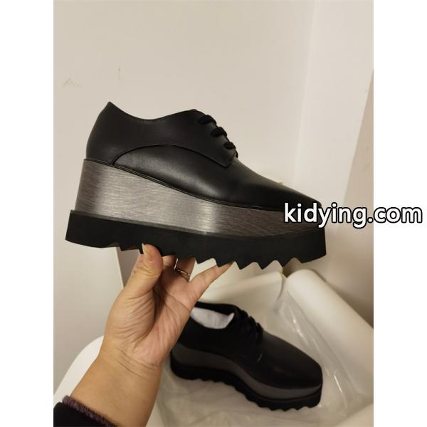 2026新作 ブラック STELLA McCARTNEY ステラマッカートニー コピー 厚底シューズ シンプル 洗練-0