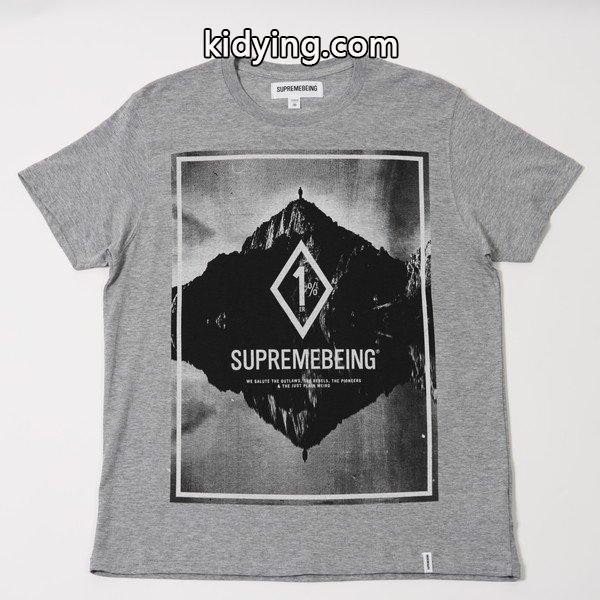Tシャツ 半袖 メンズ SUPREMEBEING シュプリームビーイング 丸首 SBST STANDARONE 早速春夏のトレンドカラーおすすめ-0