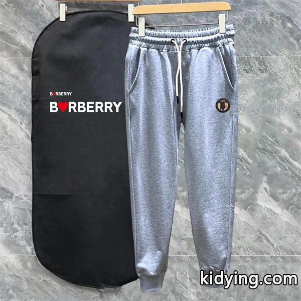 BURBERRY バーバリー スーパーコピー 売れ筋 保温仕様 グレー スウェットパンツ 実用性重視-0