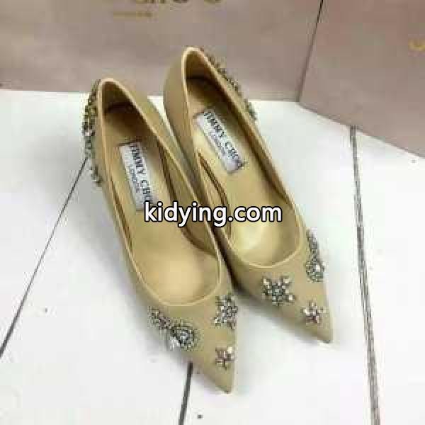 17SS ジミーチュウ JIMMY CHOO スタイルアップ効果 ハイヒール 2色可選 ビジュー_ジミーチュウ JIMMY CHOO_ブランド コピー 激安(日本最大級)-1