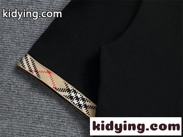 アーバンTシャツ チェックディテール入り ワンポイントデザイン BURBERRY バーバリー コピー Tシャツ 都会的ベーシック-3