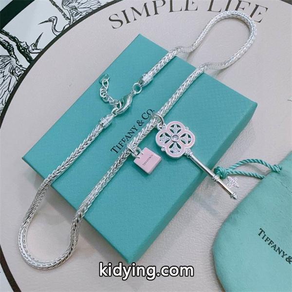 洗練アクセント コンビ チャーム ネックレス 売れ筋 Tiffany&Co ティファニー コピー-4