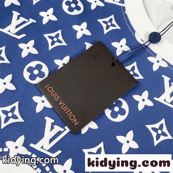 ルイヴィトン コピー 半袖Tシャツ LOUIS VUITTON 個性派 モード系 インパクト 柔らか素材 軽量 2026新作夏-5