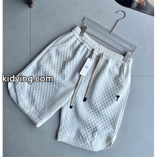 AMI風 ハート刺繍 アミ パリスショートパンツ スーパーコピーN級品男女兼用 カジュアル 短パン 3カラー-0