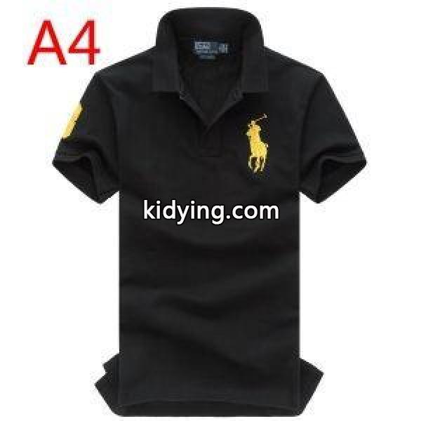 スマートなPolo Ralph Laurenポロ ラルフローレン激安無地ストライプメンズビジネス用ポロ半袖tシャツコピー-3