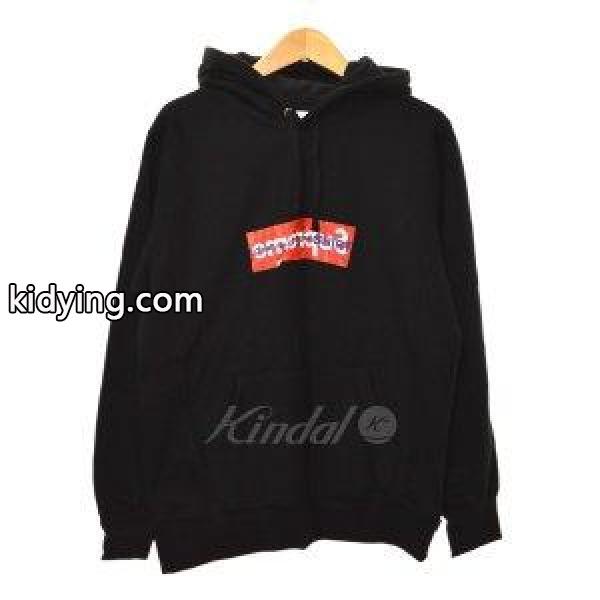 supreme×CdG SHIRT 17SS Box Logo Hooded Sweat Shirt パーカー ブラック サイズ:M (堀江店) 18 :8004000036542:カインドオル - 通販ショッピング-0