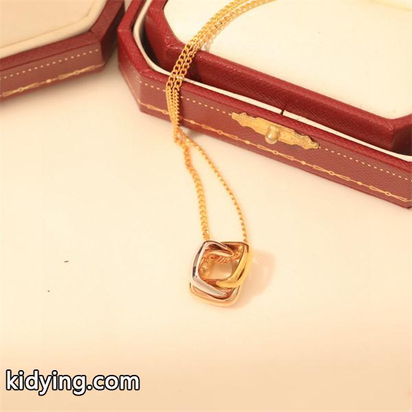 人気❤激安カルティエ ネックレスコピートリニティ ボックス ネックレス 三色エディション Cartier Trinity Box-6