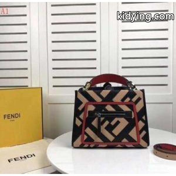 [国内発送] FENDI◆RUNAWAY◆レザー スモールトートバッグ40079369フェンディ コピー４色展開ベーシックデザイン-1