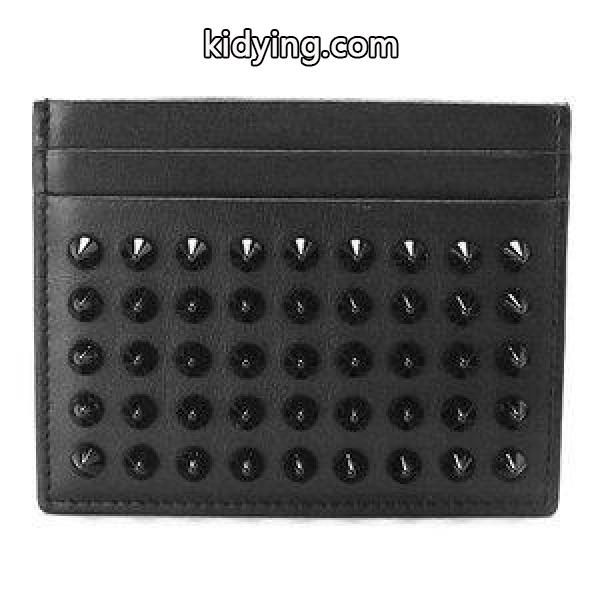 クリスチャンルブタン カードケース スパイク1165109 CM53/BK×BK :1165109-cm53:1pia - 通販ショッピング-0