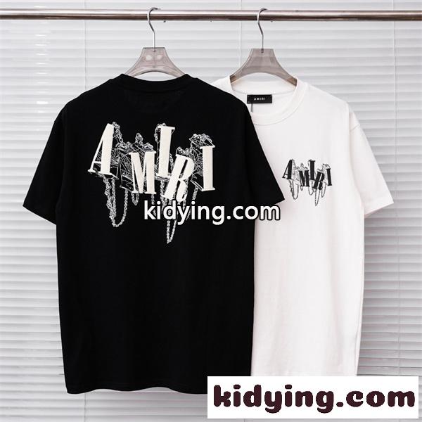 ブランドグラフィック アクセサリーモチーフ アートデザイン AMIRI アミリ コピー 半袖Tシャツ コーデ映え-0