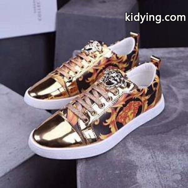 最安国内発送 秋冬新作登場 VERSACE ヴェルサーチ 2色可選 カジュアルシューズ_ヴェルサーチ VERSACE_ブランド コピー 激安(日本最大級)-0