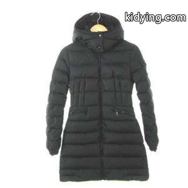モンクレール MONCLER シャーパル CHARPAL ダウンコート フード付き アウター 黒 ブラック 1 ☆AA& レディース【中古】【ベクトル 古着】 :103-201808041360:ブランド古着販売のベクトル - 通販ショッピング-0