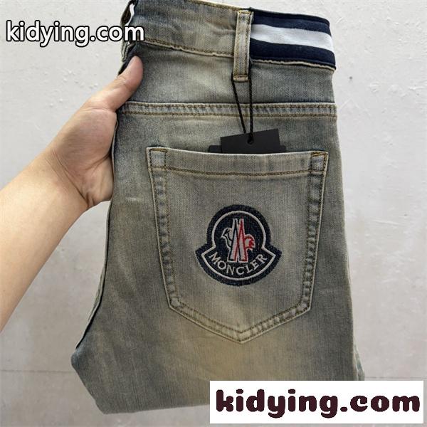 MONCLER 数年愛用しても人気アイテム デニムパンツ 特に話題なの上品 即完売 モンクレール 最新トレンド2019年春夏コレクション_ブランド コピー 激安(日本最大級)-3