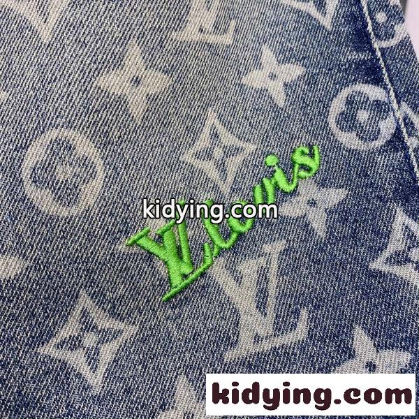 2026新作 LOUIS VUITTON 激安 ルイヴィトン デニムパンツ ストレートパンツ モノグラム ジーンズ 刺繍 ロングパンツ メンズ-7