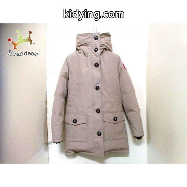 カナダグース ダウンコート サイズM/M M レディース ブロンテ 2603JL ベージュ 冬物 新着 20180708 :27603421:ブランディア ヤフーショップ - 通販ショッピング-0