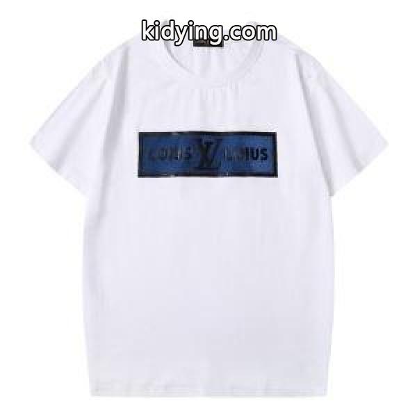 半袖Tシャツ 2色可選 春夏の着こなしにぴったり ルイ ヴィトン LOUIS VUITTON 大人らしい高見えコーデ_ルイ ヴィトン LOUIS VUITTON_ブランド コピー 激安(日本最大級)-1