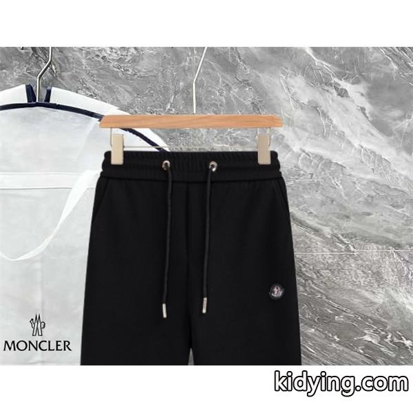 定番 ブラック サイドロゴ控えめ 大人モード感 秋冬人気 モンクレール コピー 高品質 Moncler ジョガーパンツ-2