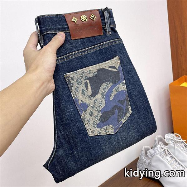 Louis Vuitton ルイヴィトン 偽物 デニムパンツ 秋冬トレンドモデル カモフラージュポケット-0