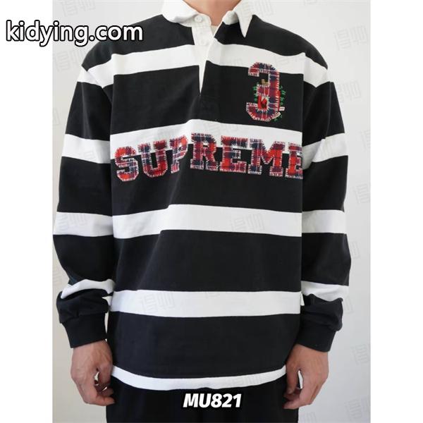 高品質 トレンド ボーダー 定番 人気爆発 SUPREME シュプリーム コピー 長袖tシャツ-4