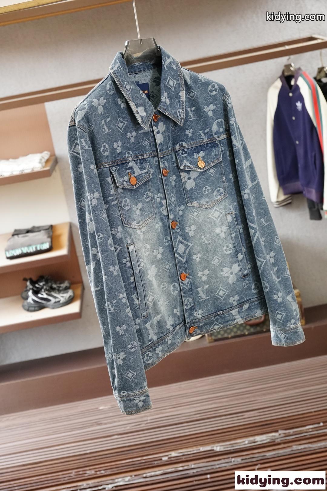 ルイヴィトン スーパーコピー デニムジャケット メンズ クラシックシルエット 秋冬対応 重厚感 LOUIS VUITTON-7
