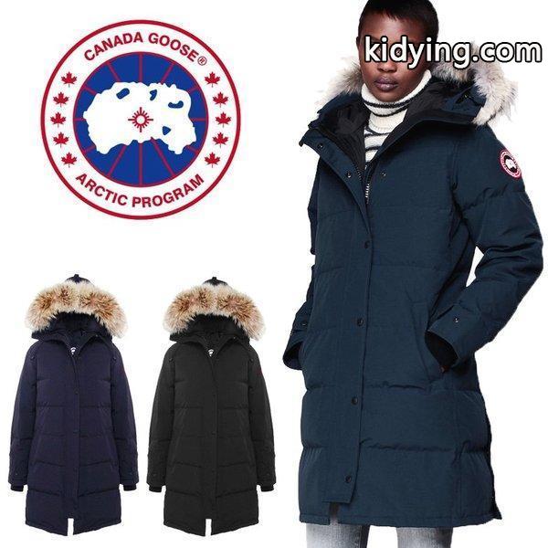 カナダグース Canada goose レディース ダウン ジャケット コート アウター ブラック ネイビー ブルー 3802L SHELBURNE PARKA シェルバーンパーカー ファー :gs-3802l:LAXNY ONLINE - 通販ショッピング-0
