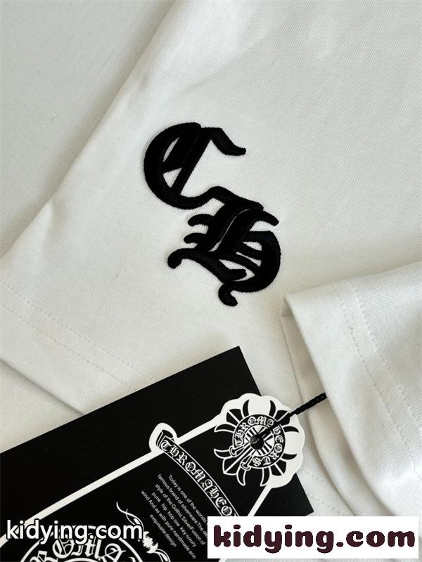 CHROME HEARTS クロムハーツ コピー クロスパッチデザイン ルーズシルエット 半袖Tシャツ-6