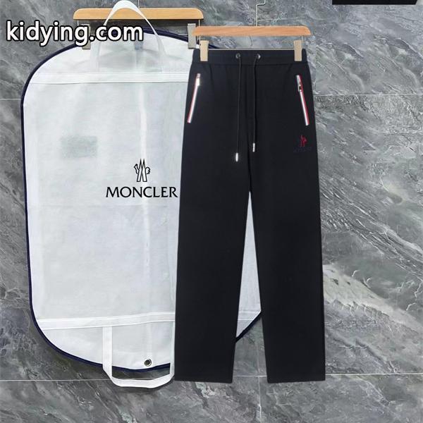 注目 ブラック ジップポケット仕様 実用性抜群 トレンド最前線 モンクレール コピー Moncler スウェットパンツ-0