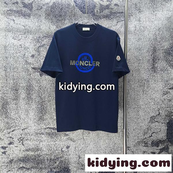 ダブルロゴ グラフィックモチーフ モード感 MONCLER モンクレール コピー 半袖Tシャツ おしゃれウェア-2