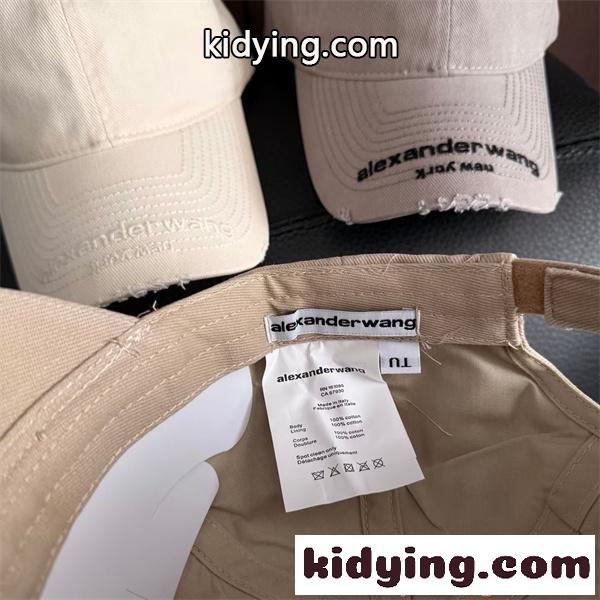 キャップ ウォッシュ加工 シンプル 軽量設計 ストリート Alexander wang 定番 アレキサンダーワン コピー-3