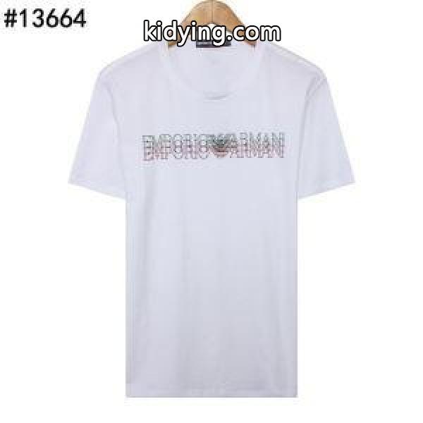 2019春夏の流行をチェック 半袖Tシャツ セレブや芸能人からも愛用 アルマーニ ARMANI_アルマーニ ARMANI_ブランド コピー 激安(日本最大級)-3