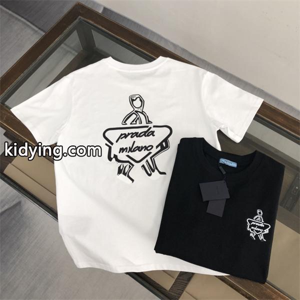 春夏新作 PRADA プラダ 半袖 Tシャツ 3色可選_半袖Tシャツ_メンズファッション_スーパーコピーブランド激安通販 専門店-0