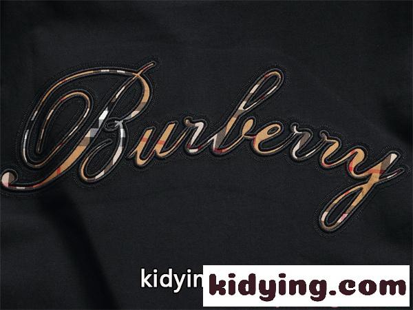 爽やか バーバリー コピー 半袖カットソー 白 黒 ロゴデザイン バックアクセント 夏映え シンプル 人気 BURBERRY-5