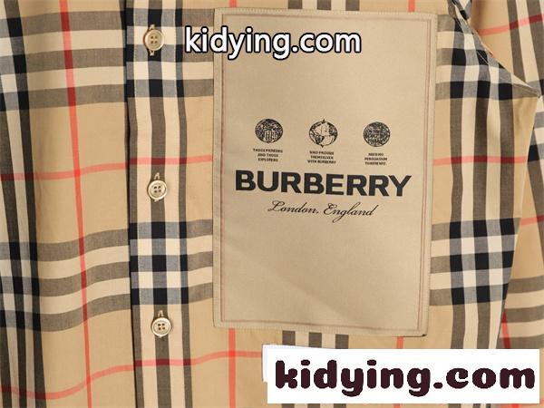 トレンド上昇 ベージュ チェック柄 BURBERRY バーバリー スーパーコピー クラシック エレガンス 長袖シャツ-3