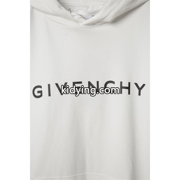 ブラック ホワイトロゴ パーカー ジバンシー GIVENCHY スーパーコピー 秋冬シンプル 印象的な 人気-3