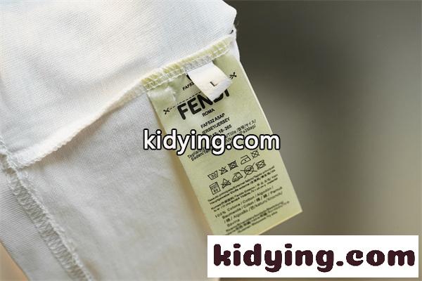 ミニマルデザイン ワンポイントロゴ ラグジュアリーカジュアル ユニセックス FENDI フェンディ コピー 半袖Tシャツ 人気アイテム-7