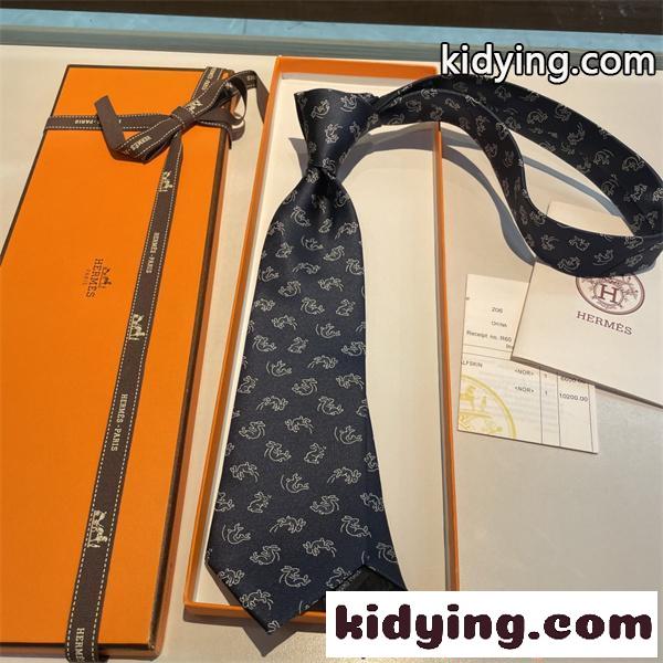 HERMES エルメス スーパーコピー 新登場 メンズ ネクタイ クラシック スーツ映え 高品質-7