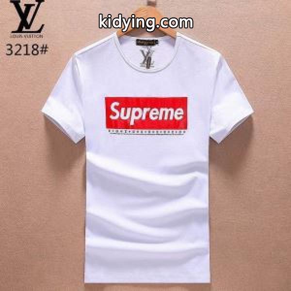 シュプリーム SUPREME ラックスした雰囲気 3色可選 2018春夏新作 半袖Tシャツ 海外セレブ愛用_半袖Tシャツ_メンズファッション_スーパーコピーブランド激安通販 専門店-0