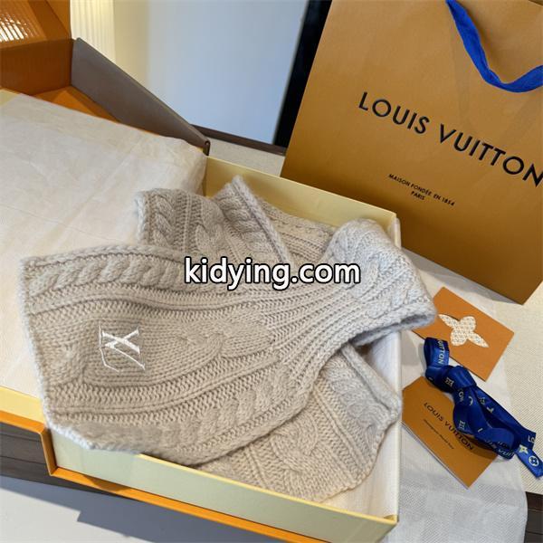 定番デザイン ニット マフラー シンプル 冬コーデ LOUIS VUITTON ルイヴィトン コピー-3