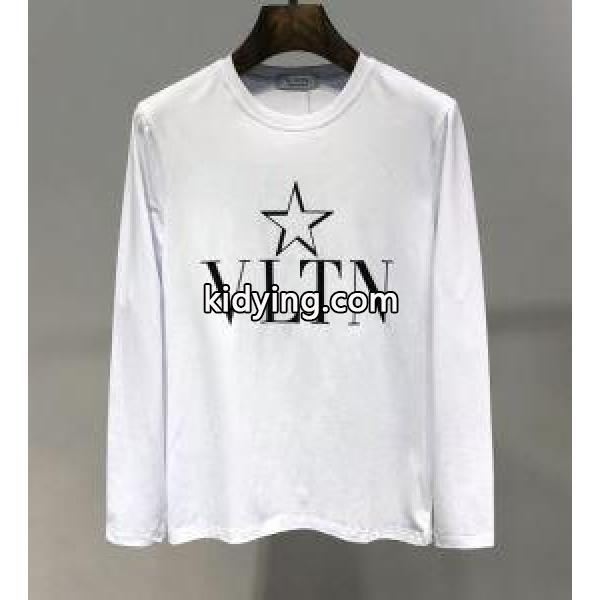 2019年春夏の人気モデル お気に入りの最新コレクション ヴァレンティノ VALENTINO 長袖Tシャツ 2色可選_ヴァレンティノ VALENTINO_ブランド コピー 激安(日本最大級)-1