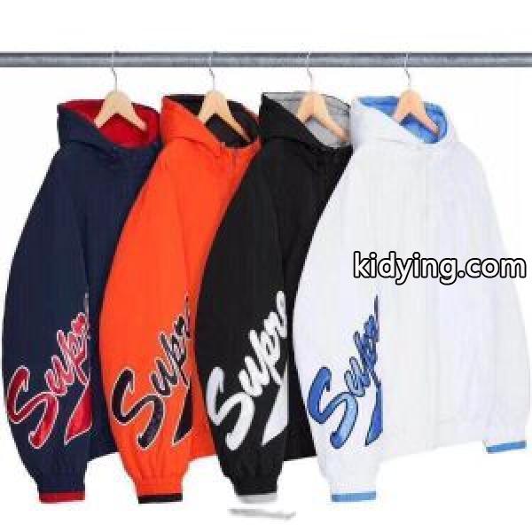 欧米韓流 Sup 18AW SLEEVE SCRIPT SIDELINE JACKET今季大人気新作登場ダウンジャケット 4色選択可_ダウンジャケット_メンズファッション_スーパーコピーブランド激安通販 専門店-0
